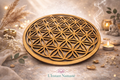 🕉️ Plaque Fleur de Vie – Décoration Sacrée & Harmonie Universelle ✨