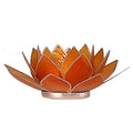 Eclairage Lotus 2° Chakra orange & or ou argent