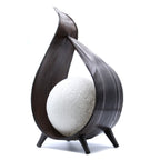 🌿 Lampe Naturelle en Noix de Coco – Artisanat Balinais