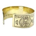 🕉️ Bracelet Mantra Tibétain – Cinq Bouddhas en Laiton
