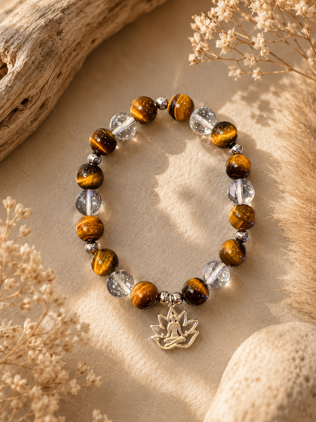 🌳 Bracelet “Ancrage Sacré” – Personnalisable 🌳