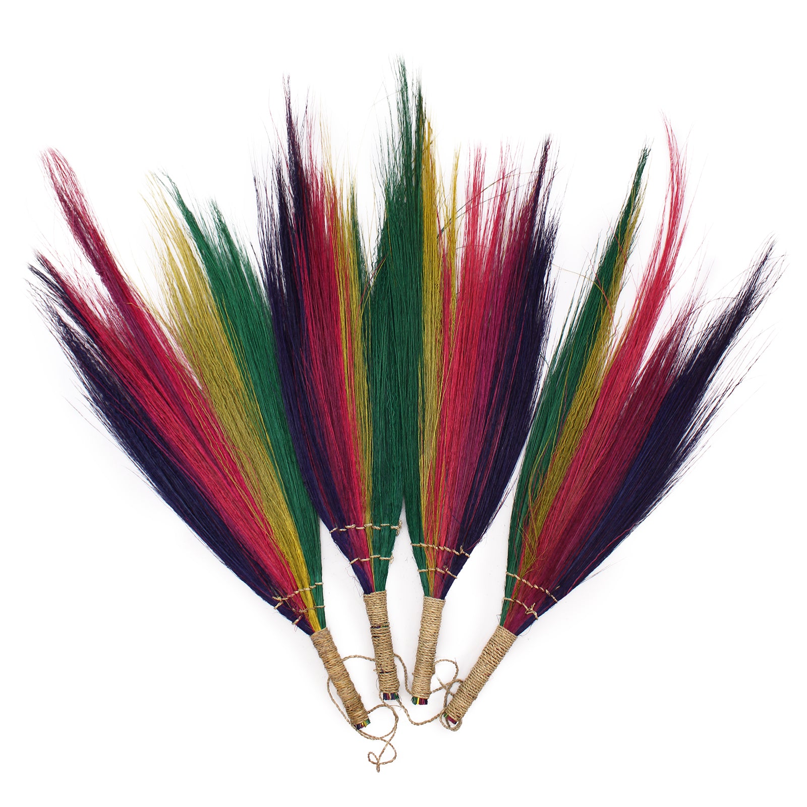 🌈 Balai Pampa – Couleurs Arc-en-Ciel (58 x 15 cm)