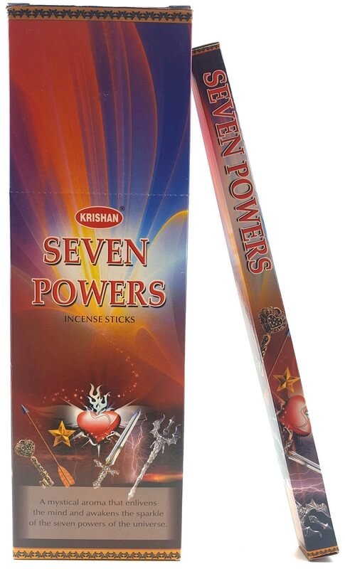 ✨ Encens Krishan 7 Forces – Harmonie & équilibre énergétique 🌈🪷