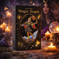✨ Tarot Doré “Let the Magic Begin” – Coffret Mystique 🌙 Jeu de 78 cartes – Édition luxe ✨ L’Instant Namasté – Herve
