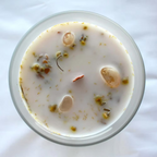 Bougie au Thé vert et Gemmes de Citrine - Positivité