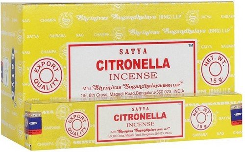 ✨ Encens Satya Citronnelle – Fraîcheur & énergie positive 🍋🌿