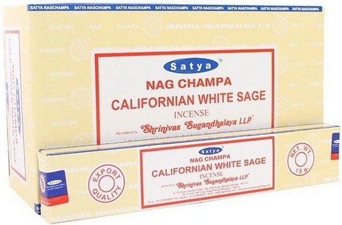 ✨ Encens Satya Sauge Blanche Californienne – Purification & sérénité 🌿🤍