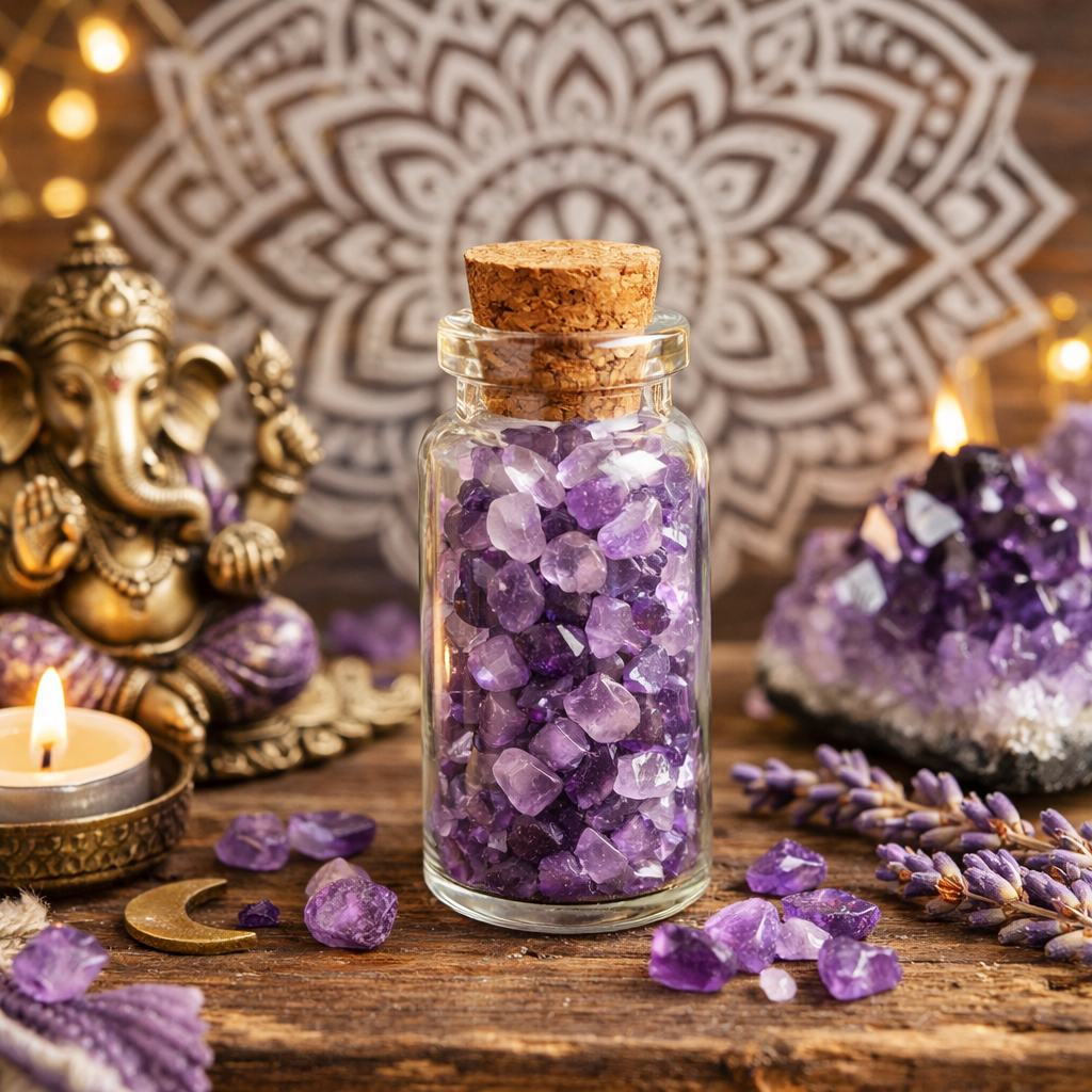Fiole d’énergie – Chips d’Améthyste 💜