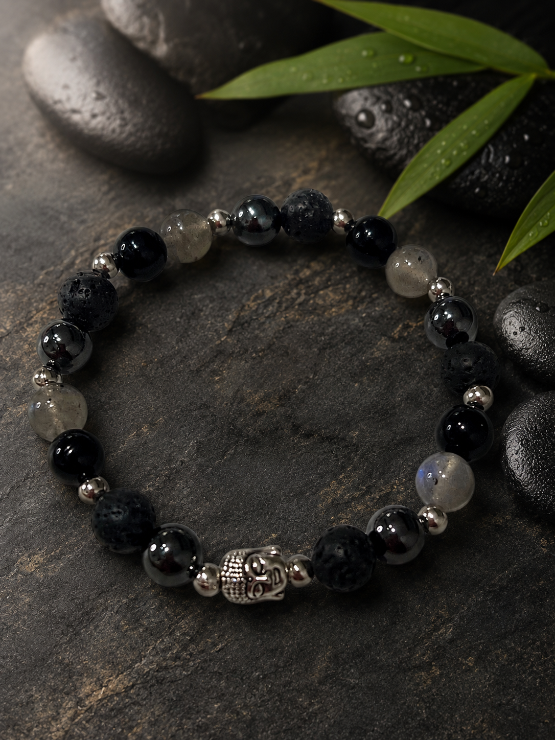 🌑🖤 Bracelet Confiance & Force 🖤🌑