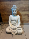 Statue Bouddha en pierre naturelle 61 cm – décoration zen spirituelle intérieur & jardin – L’Instant Namasté Herve Liège