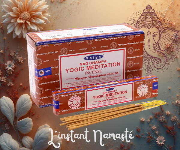 ✨🕉️ Encens Satya « Yogic Meditation » – 15 g