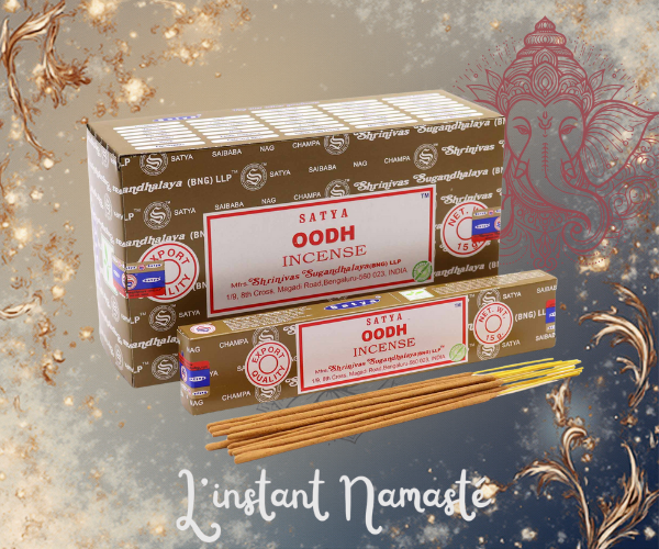 ✨🌿 Encens Satya « Oodh » – 15 g 🔥