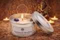 ✨ Bougie Guérison Spirituelle – Format Nomade – 70g 💙 Apaisement • Protection • Clarté intérieure – L’Instant Namasté