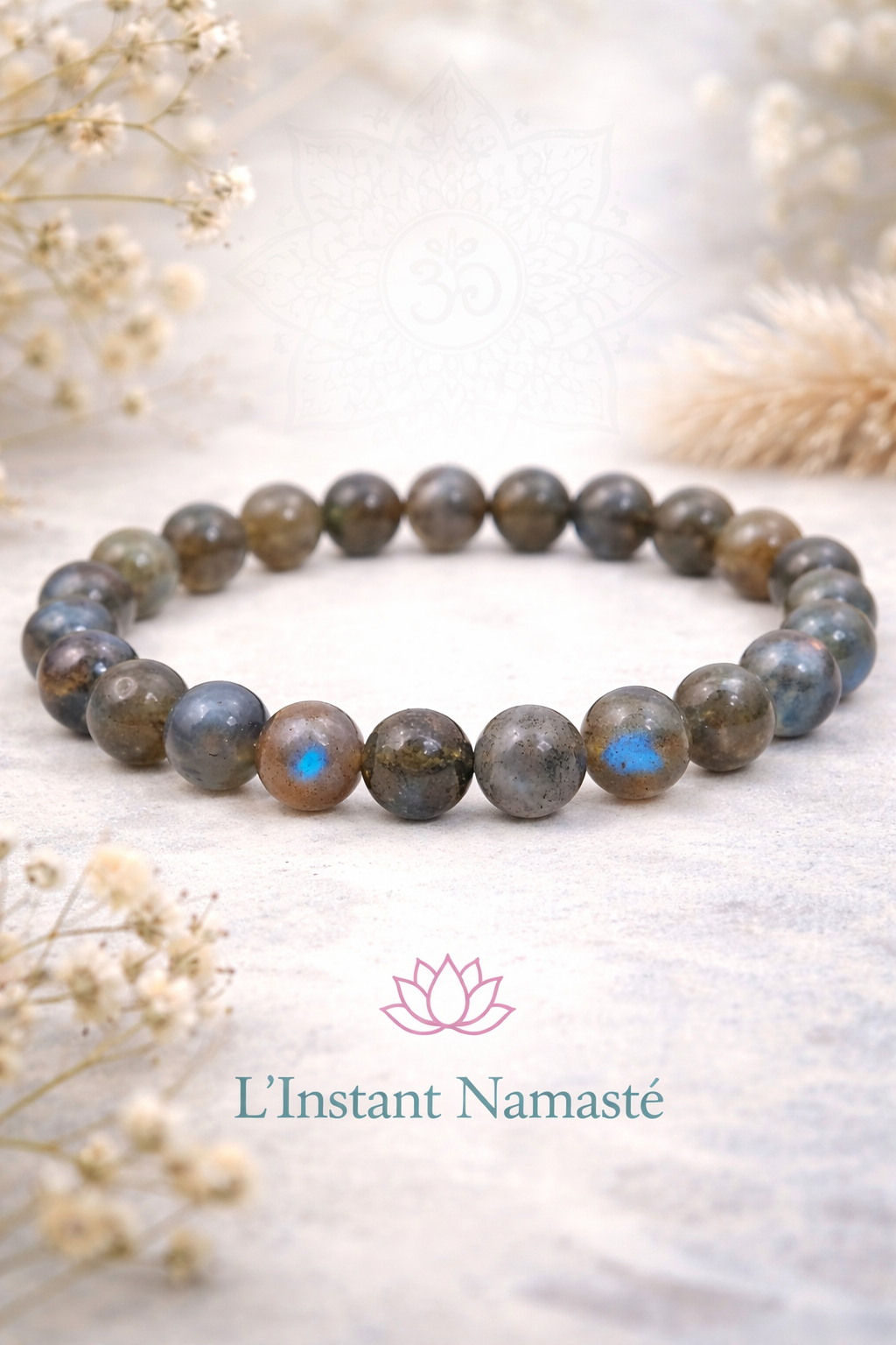 📿 Bracelet Labradorite A – Équilibre & Protection ✨