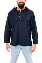🧡 Chemise Ethnique à Capuche Elun