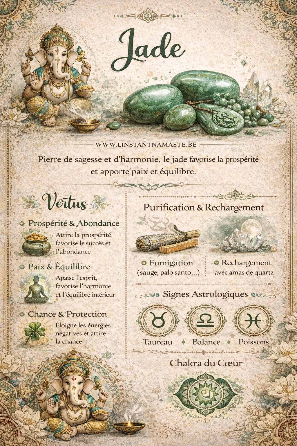 🖤 Coffret Encens & Cristal de Tourmaline – Bois de Santal