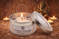 ✨ Bougie Golden Triangle – Format Nomade – 70g 💖 Amour • Équilibre • Énergie positive – L’Instant Namasté