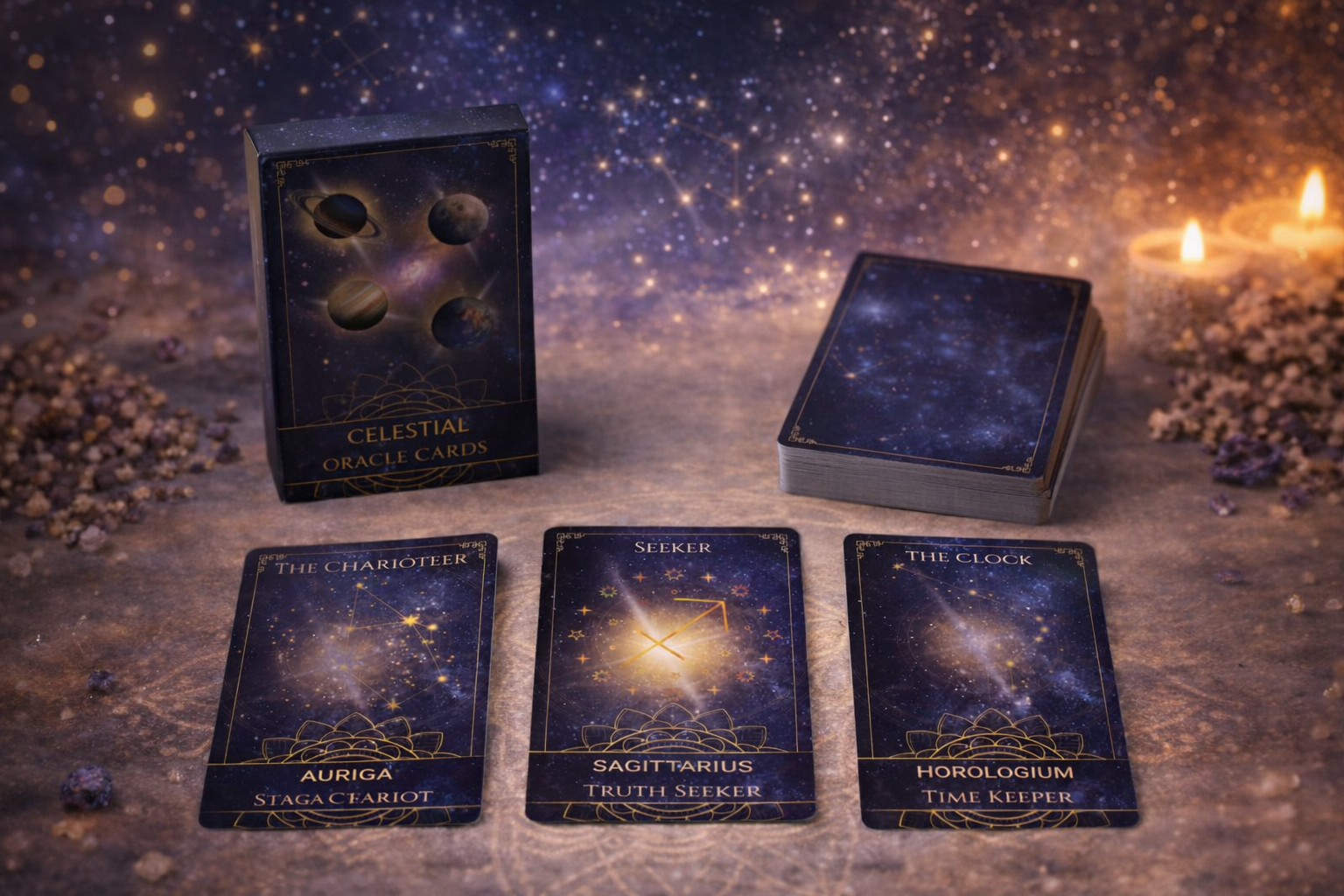 🌌 Cartes Oracle – Atlas Énergies Célestes