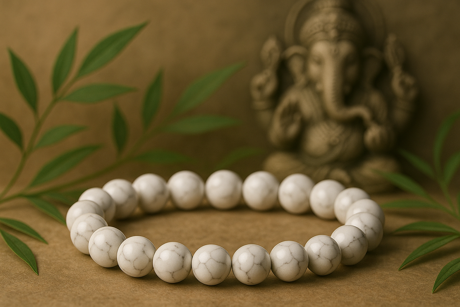 enlève le pendentif le bracelet est simple, met Ganesh dans le fond 