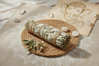 🌿 Bâton de Sauge Blanche – 100 mm