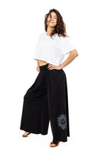 Pantalon Mixte Ample Soleil Jersey Noir Solyren