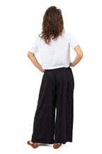 Pantalon Mixte Ample Soleil Jersey Noir Solyren
