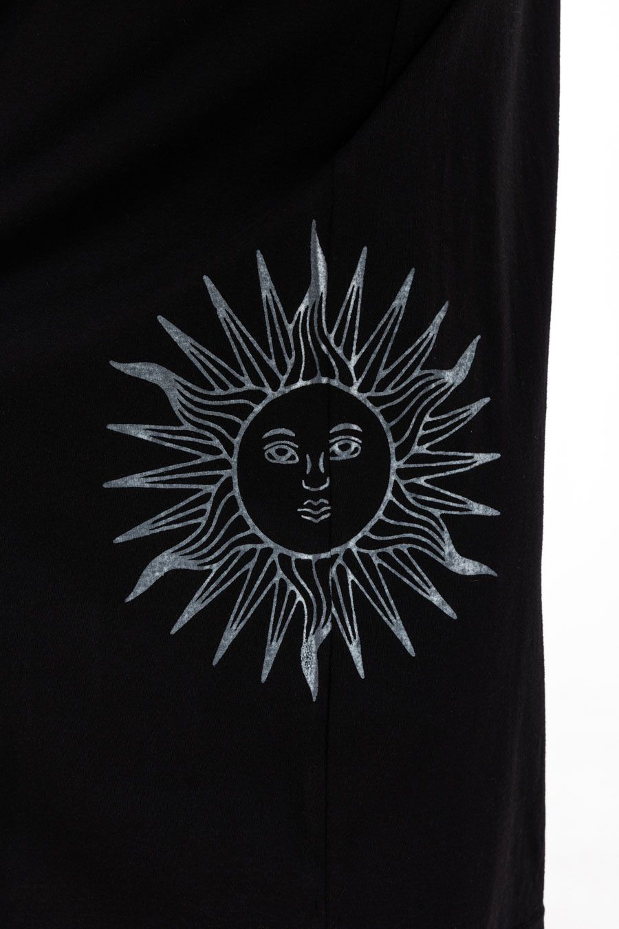 Pantalon Mixte Ample Soleil Jersey Noir Solyren