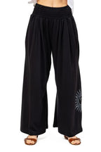 Pantalon Mixte Ample Soleil Jersey Noir Solyren