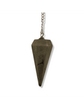 PENDULE PRISMATICA FACETTE PYRITE