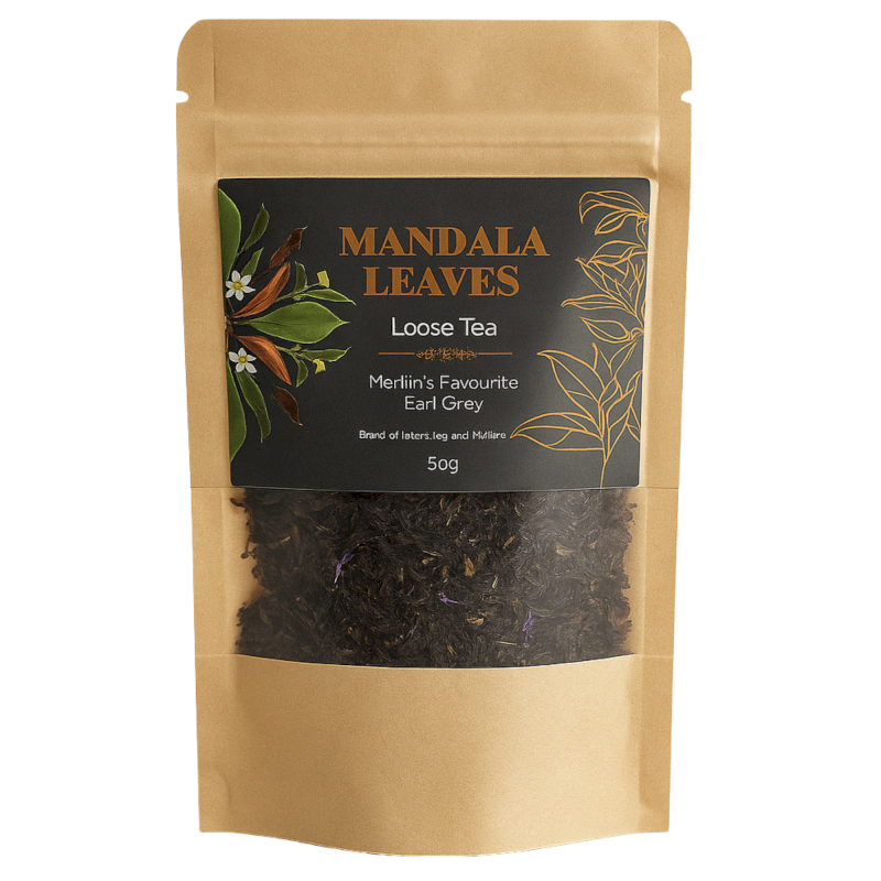 🍃 Thé Noir Earl Grey Mauve – Raffinement & Tradition (50 g)