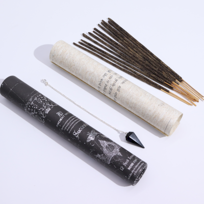 Tube Encens sortilège – Succès – Pendule Obsidienne Noire