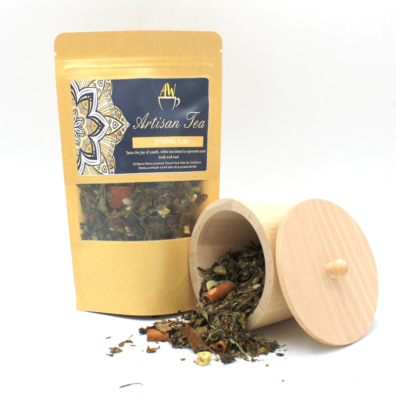 🍃 Rooibos & Thé Blanc « Élixir Éternel » — 50 g 🍎✨