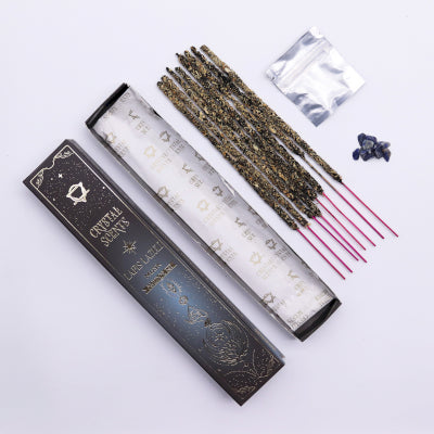 💙 Coffret Encens & Cristal de Lapis-Lazuli – Musc