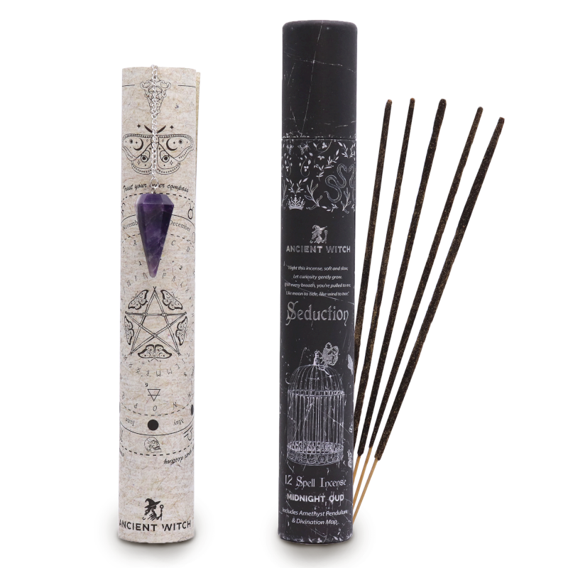 Tube Encens sortilège  – Prospérité – Pendule Aventurine